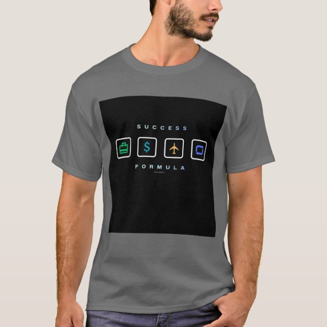 Camiseta Motivacional Fórmula del Éxito (Anverso)