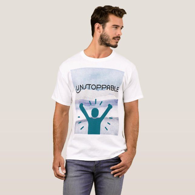 Camiseta Motivacional Imparable (Anverso completo)