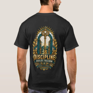 Camiseta Motivacional Llave de la Disciplina Const