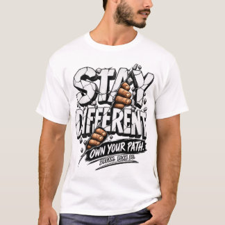 Camiseta Motivacional Mantén Diferente Tu Propio C