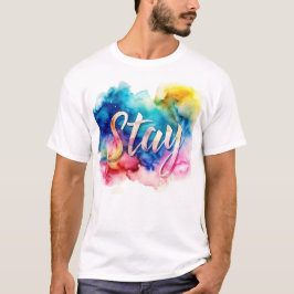Camiseta Motivacional Minimalista: Mantén