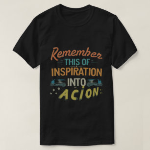 Camiseta Motivacional Multicolor