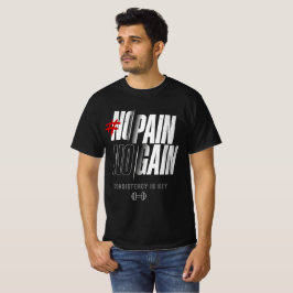 Camiseta Motivacional Negrita Sin Dolor Sin Gananc