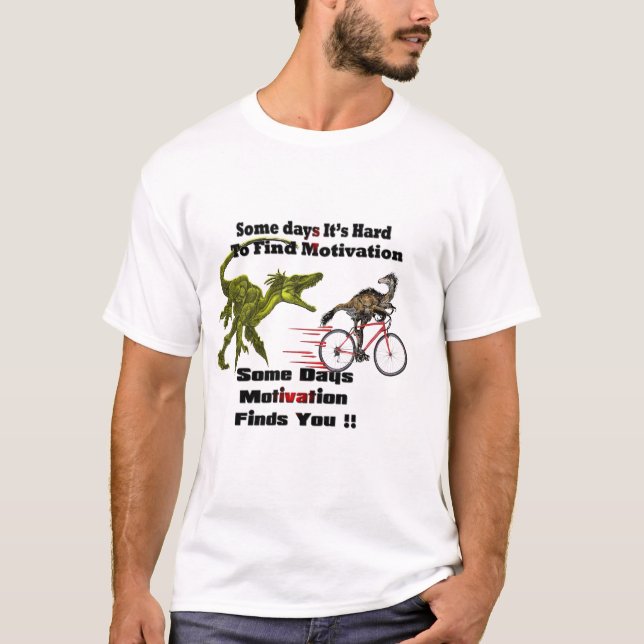 Camiseta Motivacional T-Rex - Divertidos Dinosauri (Anverso)