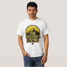 Camiseta Motivacional Vintage Para Vivir con Éxito