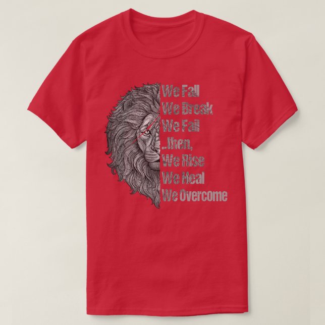 Camiseta Motivation Workout Quotes Lion Mindset Training (Diseño del anverso)
