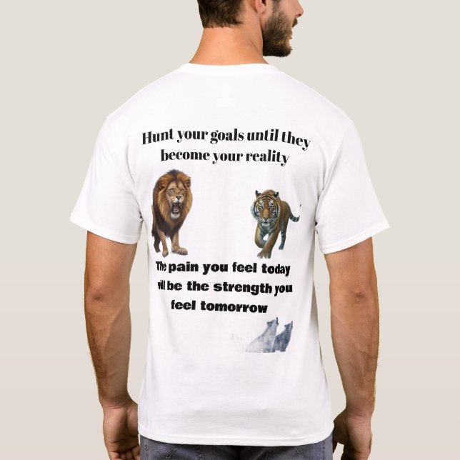Camiseta Motivational Predator Art (Reverso)