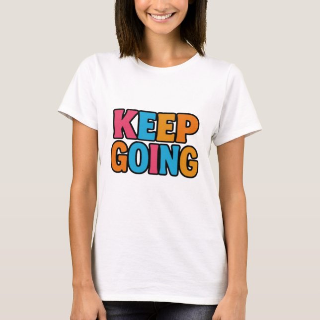 Camiseta Motivational Typography for Fitness and Office (Anverso)