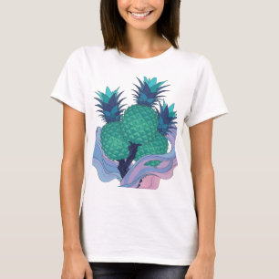 Camiseta Motivo artístico ABSTRACTO de Plata impactante