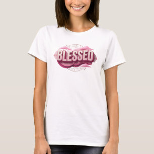 Camiseta Motivo Artístico BLESSED Vibrante