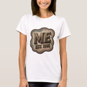 Camiseta Motivo Artístico Catchy Gold ME EST 1995