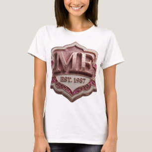 Camiseta Motivo artístico de arte abstracto dorado icónico