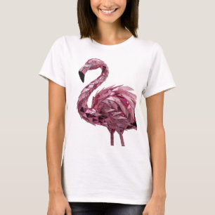 Camiseta Motivo Artístico de FLAMENCO Rosa Edgy
