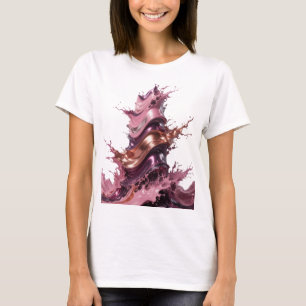 Camiseta Motivo artístico de plata ARTE ABSTRACTO
