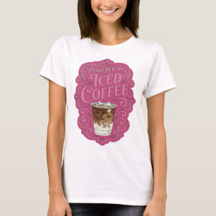 Camiseta Motivo Artístico de Rosa Genial POTenciado POR CAF