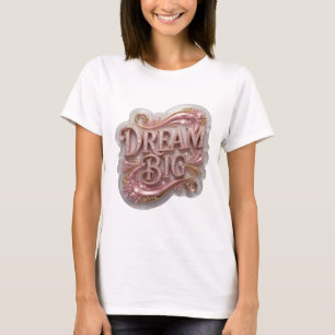 Camiseta Motivo Artístico Dynamic Pink SUEÑA GRANDE