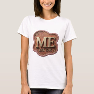 Camiseta Motivo Artístico Edgy Gold ME EST 1985