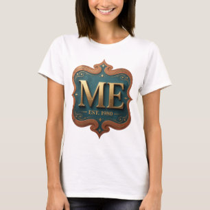 Camiseta Motivo Artístico Fresh Gold ME EST 1980