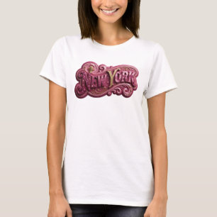Camiseta Motivo Artístico JUEGO DE ORO NUEVA YORK