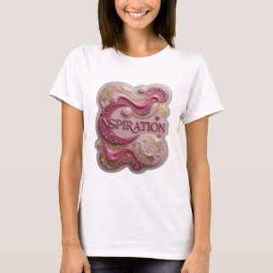 Camiseta Motivo Artístico Rosa Edgy INSPIRACIÓN