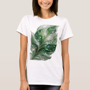 Camiseta Motivo Artístico Verde Ojos VERDES CON ESTRELLAS