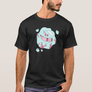 Camiseta Motivo de Ajolote Anfibio Ajolotes 1