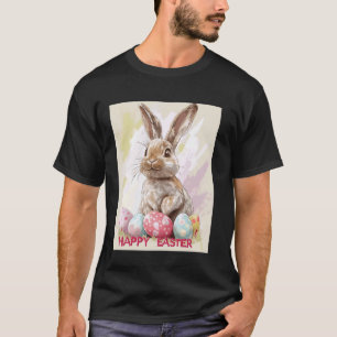 Camiseta Motivo de conejo de Pascua lindo, conejo de Pascua