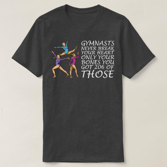 Camiseta Motivo de gimnasia para acróbatas y gimnastas 10 (Diseño del anverso)