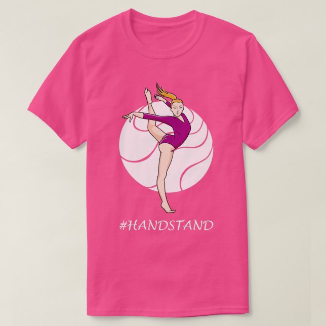 Camiseta Motivo de gimnasia para acróbatas y gimnastas 4 (Diseño del anverso)