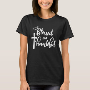 Camiseta Motivo de hombres y mujeres cristianos bendecidos 