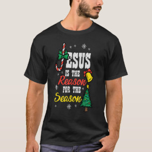 Camiseta Motivo De Jesús Para Los Navidades De Temporada Ch