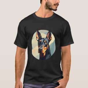 Camiseta Motivo de perro de raza Dobermann perro lindo