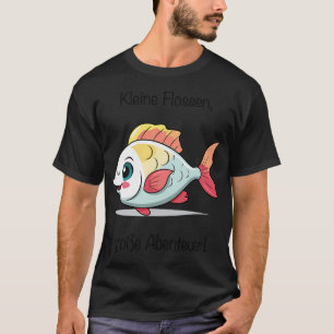 Camiseta Motivo de pez para niños - Aletas pequeñas