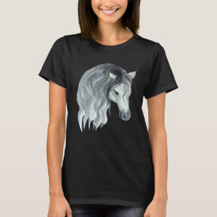 Camiseta Motivo de yegua de caballo lindo Establo de cabal