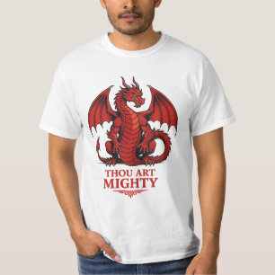 Camiseta Motivo del Día del Partido Thou Art Mighty