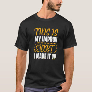 Camiseta Motivo Del Teatro Para Los Actores Teatrales 1