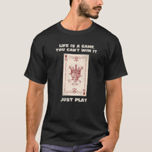 Camiseta Motivo divertido de póquer para hombres y mujeres 