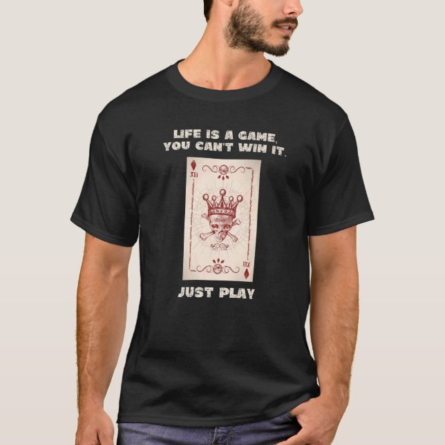 Camiseta Motivo divertido de póquer para hombres y mujeres  (Anverso)