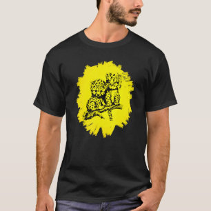 Camiseta Motivo Guepardo Depredador Gato Animal Guepardos