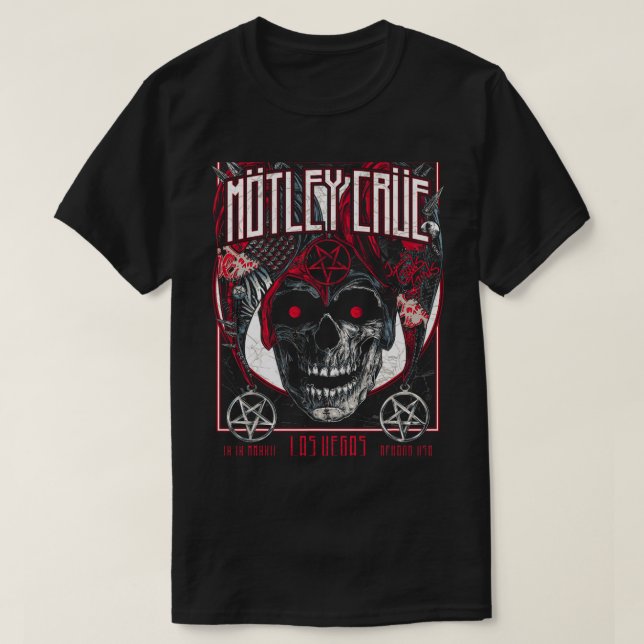 Camiseta Mötley Crüe 2Stadium Tour Las Vegas (Diseño del anverso)