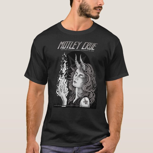 Camiseta Mötley Crüe El Stadium Tour Phoenix (Anverso)