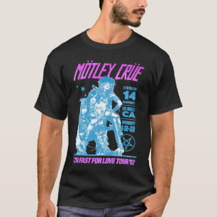 Camiseta Mötley Crüe u2013 Viñeta Whisky Rework sobre negro