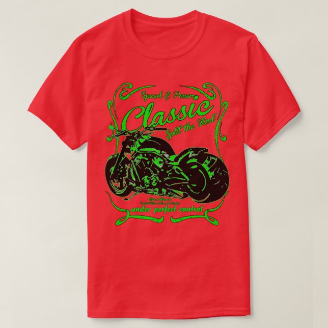 Camiseta Moto 1 clásico (Diseño del anverso)