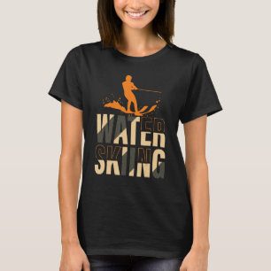 Camiseta Moto acuático Esquí de esquí Material de la tipogr