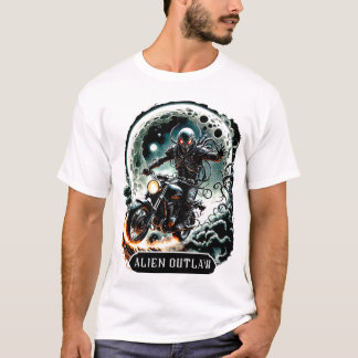 Camiseta Moto Alien Outlaw