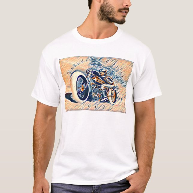 CAMISETA MOTO BOARD TRACK (Anverso)
