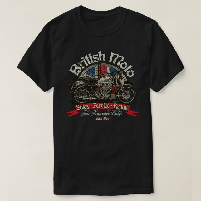 Camiseta Moto británico San Francisco 1968 (Diseño del anverso)