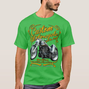 Camiseta Moto clásico Personalizado americano