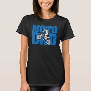 Camiseta Moto Dad Dirt Bike Motocross Biker Motorcycle