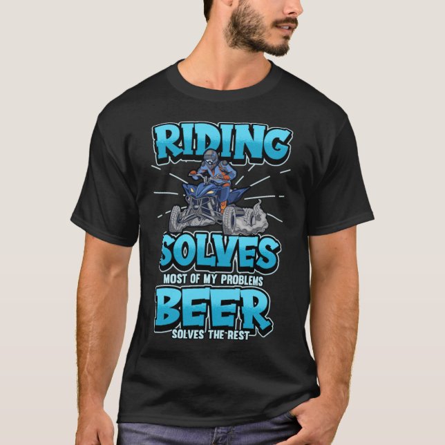 Camiseta moto de cuádruple atv para vehículos fuera de la c (Anverso)
